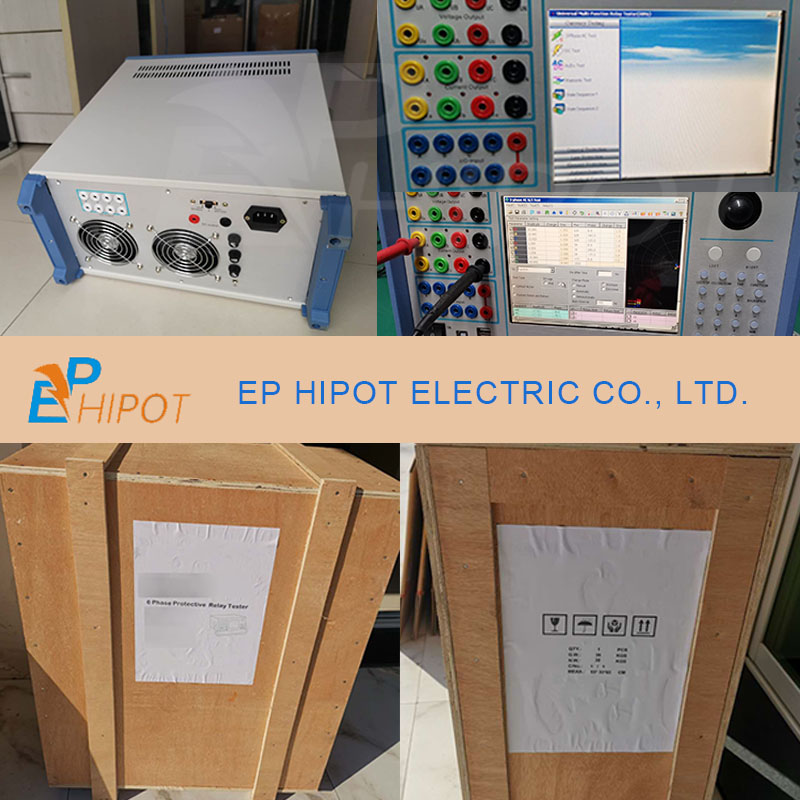 OEM for UAE Client 2 sets of 6 Phase Relay Protection Testers were shipped