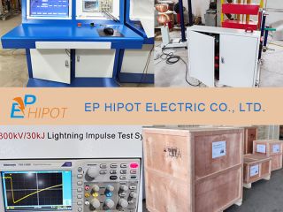 Lightning Impulse Test System EPDY-300kV 30kJ Delivered
